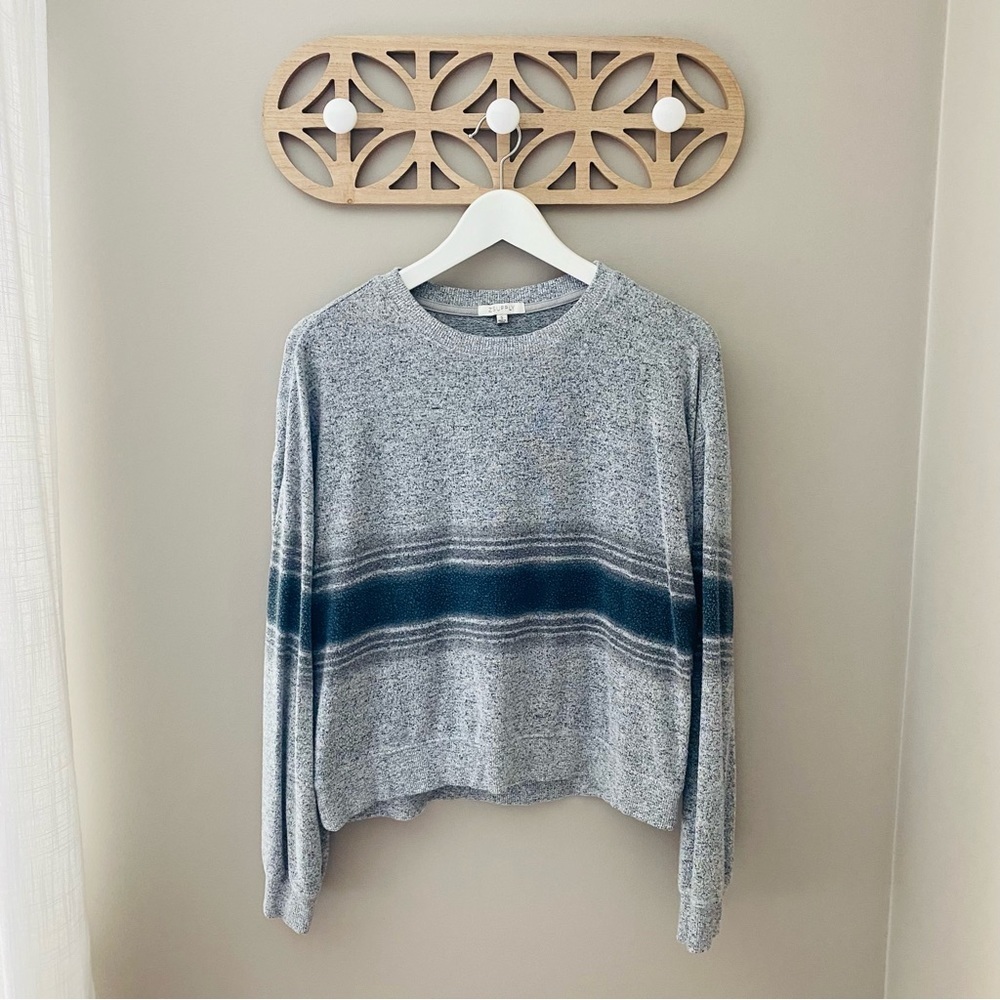 Z Supply Pullover Sweater Top Gray Sz Small